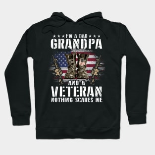 I'm A Dad Grandpa Funny Veteran Father's Day Hoodie